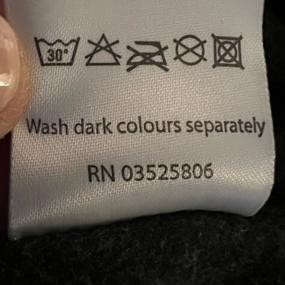 Sweaty Betty black gray colorblock cowl neck drawstring sz XS yoga comfy - Picture 8 of 8